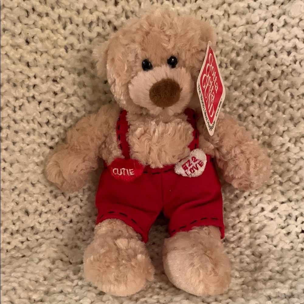 Gund, EZ 2 Love Manni Small plush. 9 inches tall.